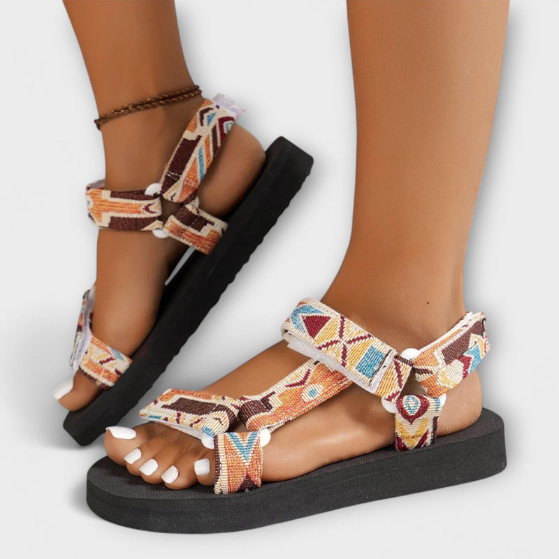 Sandalias Planas de Dama de Cuerda de Cáñamo para el Verano