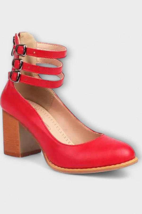 Alira – Zapatos de tacón con diseño de tiras en el tobillo