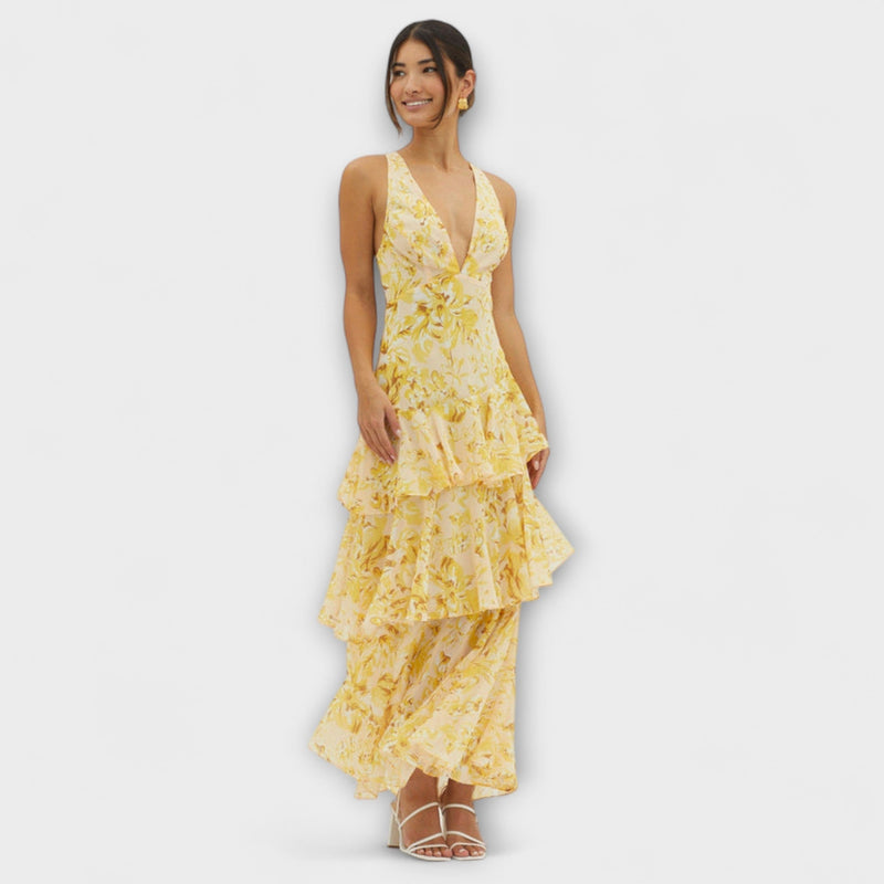 Faye - Vestido Midi Bloom Shift