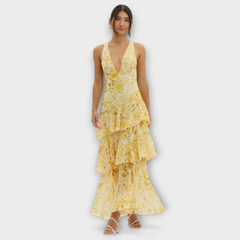 Faye - Vestido Midi Bloom Shift