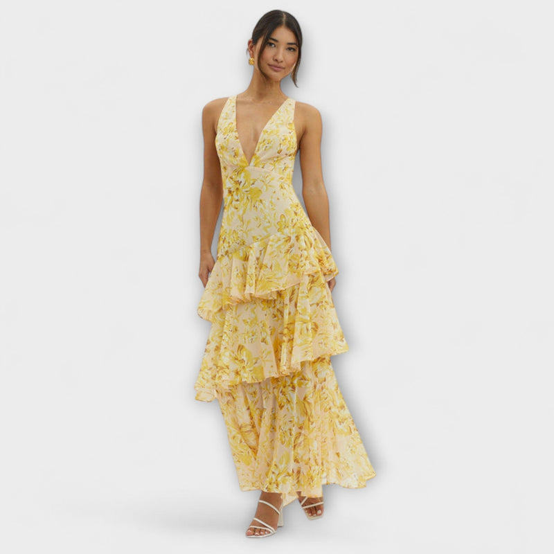 Faye - Vestido Midi Bloom Shift