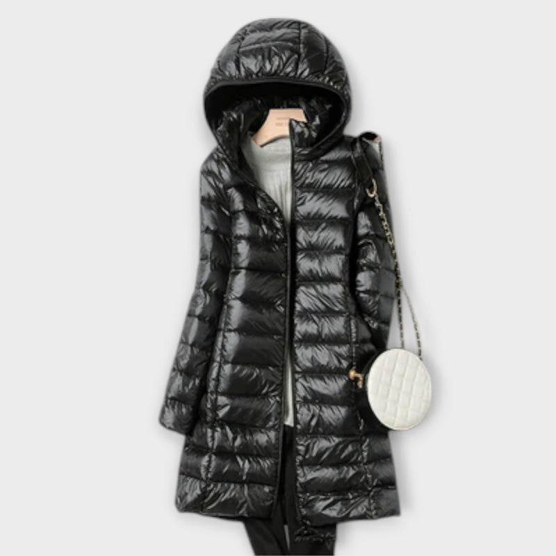Annika - Chaqueta de plumas ultraligera e impermeable