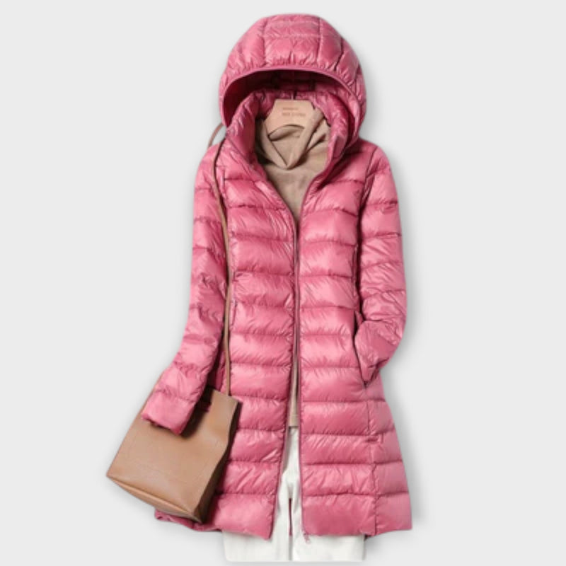 Annika - Chaqueta de plumas ultraligera e impermeable