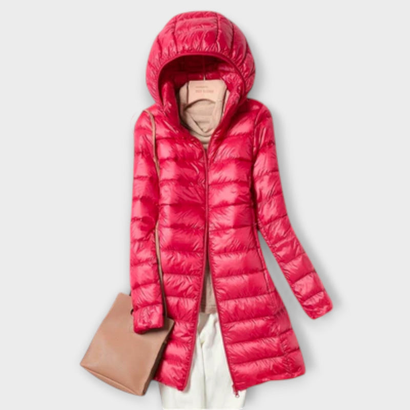 Annika - Chaqueta de plumas ultraligera e impermeable