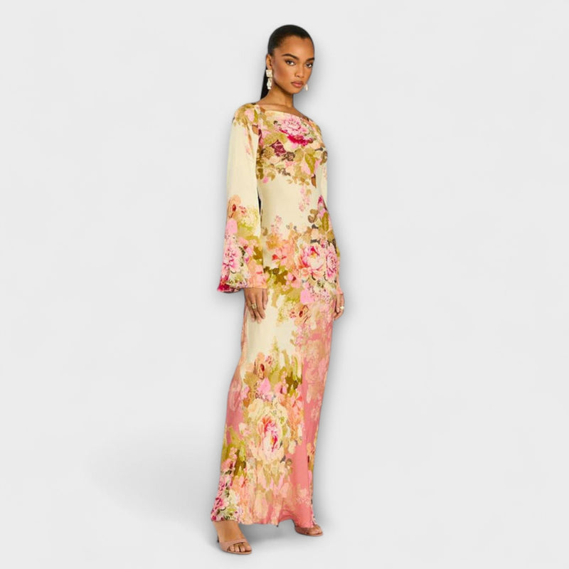 Kelly - Maxivestido para fiestas en el jardín