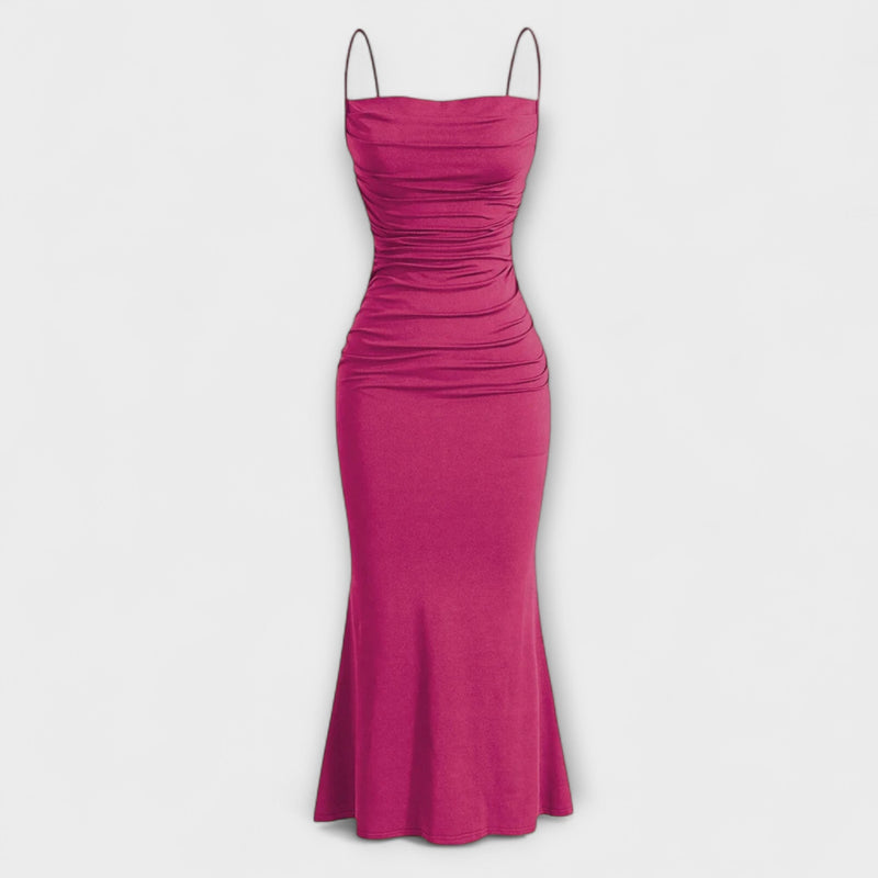 Mia Muse - Elegante vestido maxi de fiesta