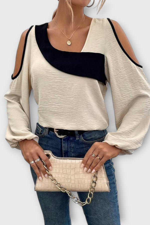 Scarlett - Blusa con escote cuadrado