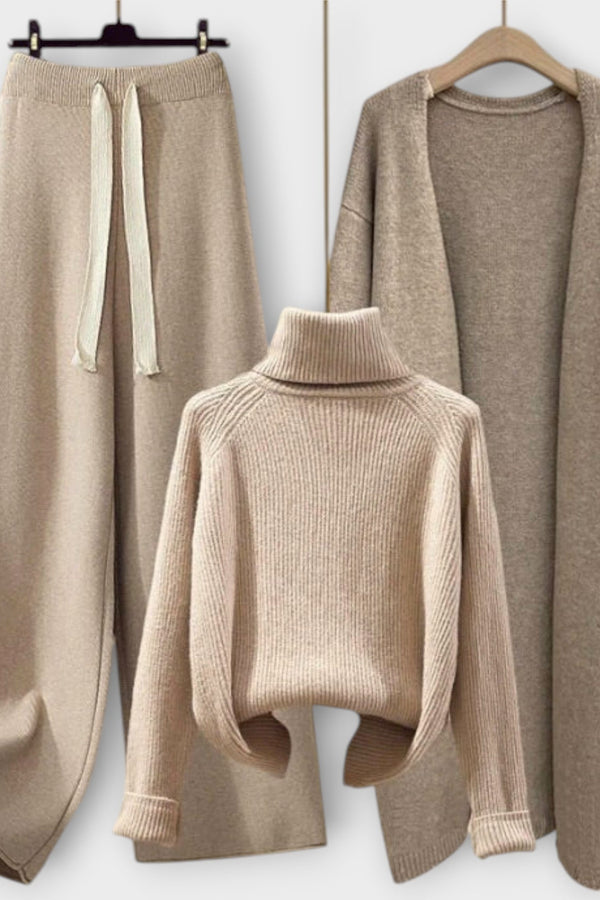 Flair. - Estilo Casual - Conjunto de Tres Piezas