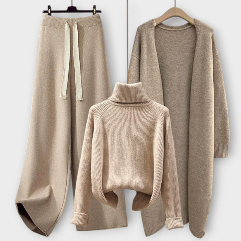 Flair. - Estilo Casual - Conjunto de Tres Piezas