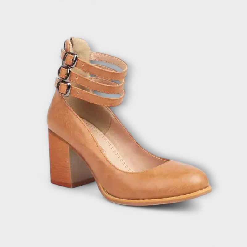 Alira – Zapatos de tacón con diseño de tiras en el tobillo