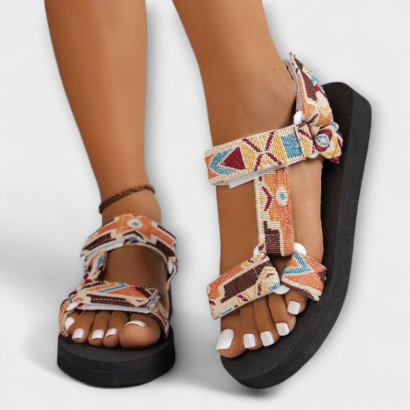 Sandalias Planas de Dama de Cuerda de Cáñamo para el Verano