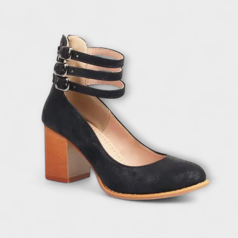 Alira – Zapatos de tacón con diseño de tiras en el tobillo