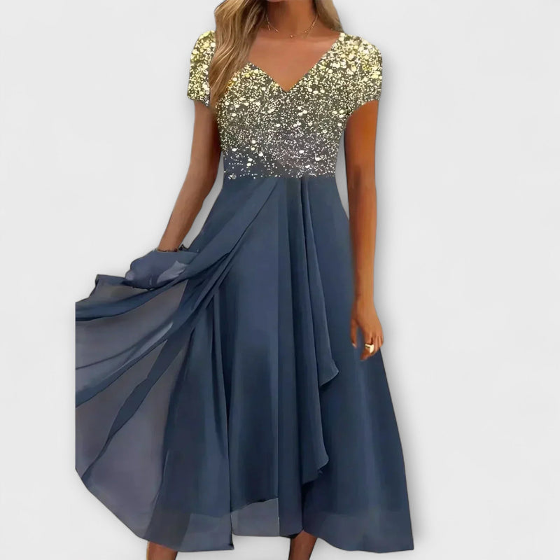Lara - Vestido de fiesta de chiffon para damas