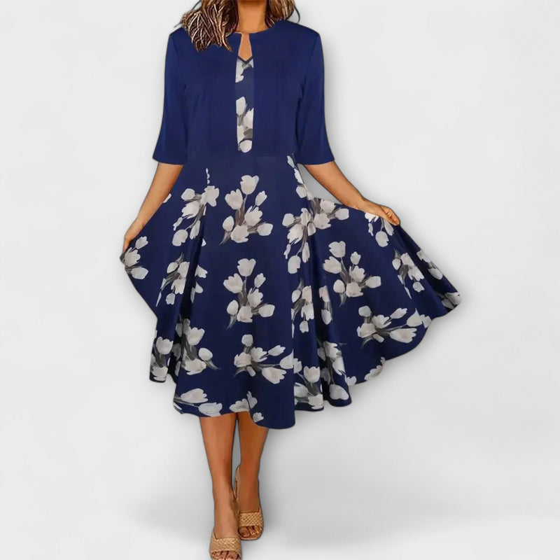 Vestido Midi para Damas con Blazer