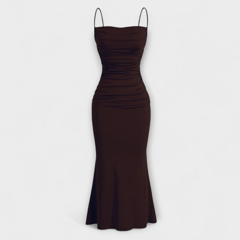 Mia Muse - Elegante vestido maxi de fiesta