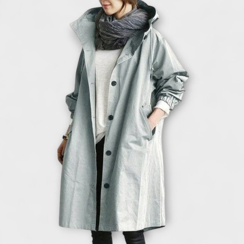 Andréa - Elegante abrigo impermeable