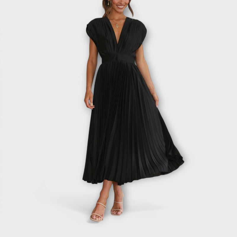 Maria - Vestido plisado elegante