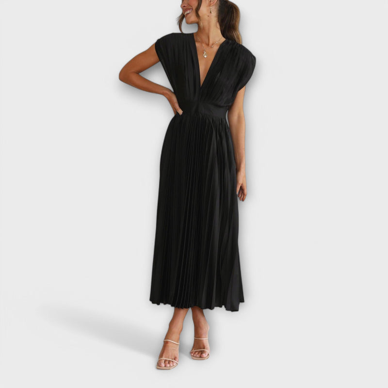 Maria - Vestido plisado elegante