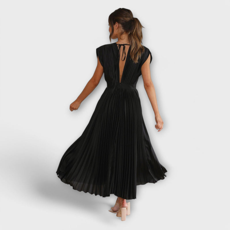 Maria - Vestido plisado elegante