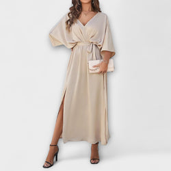 Sabrina - Vestido maxi con escote en V