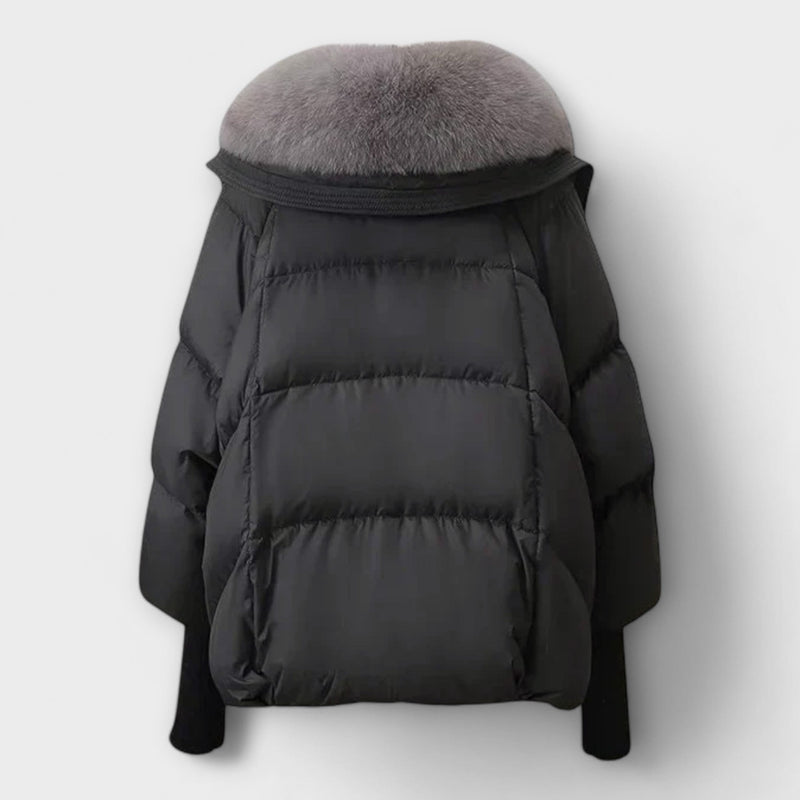 Lucyna - Chaqueta Elegante con Piel