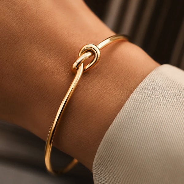 Pulsera ajustable de nudo vintage