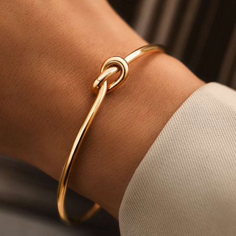 Pulsera ajustable de nudo vintage