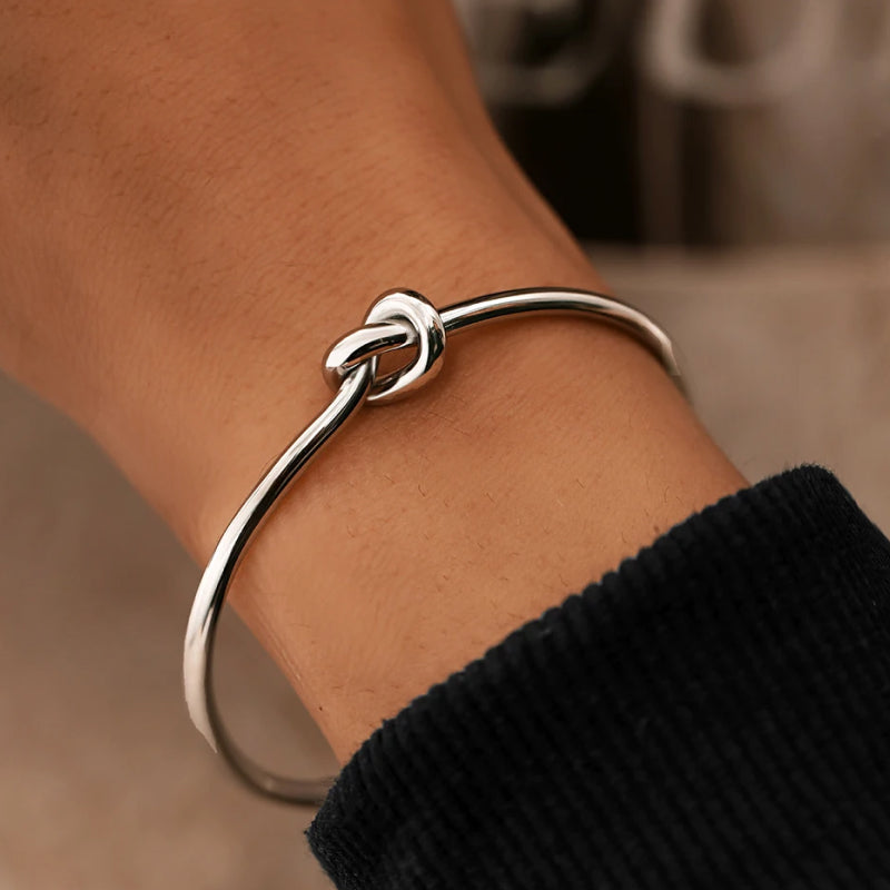 Pulsera ajustable de nudo vintage