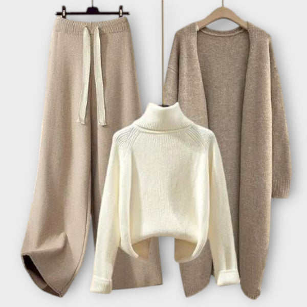 Flair. - Estilo Casual - Conjunto de Tres Piezas