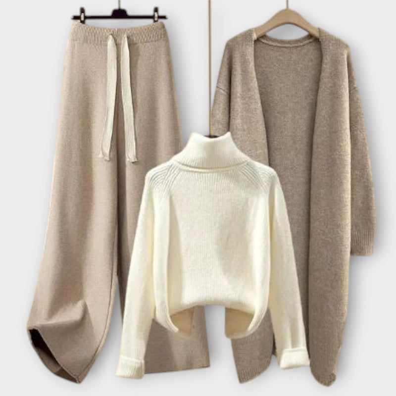 Flair. - Estilo Casual - Conjunto de Tres Piezas
