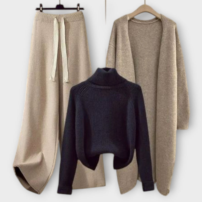 Flair. - Estilo Casual - Conjunto de Tres Piezas