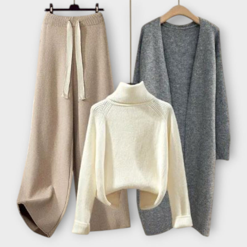 Flair. - Estilo Casual - Conjunto de Tres Piezas