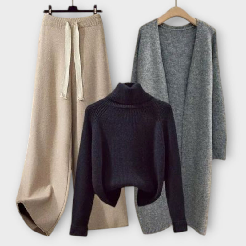 Flair. - Estilo Casual - Conjunto de Tres Piezas