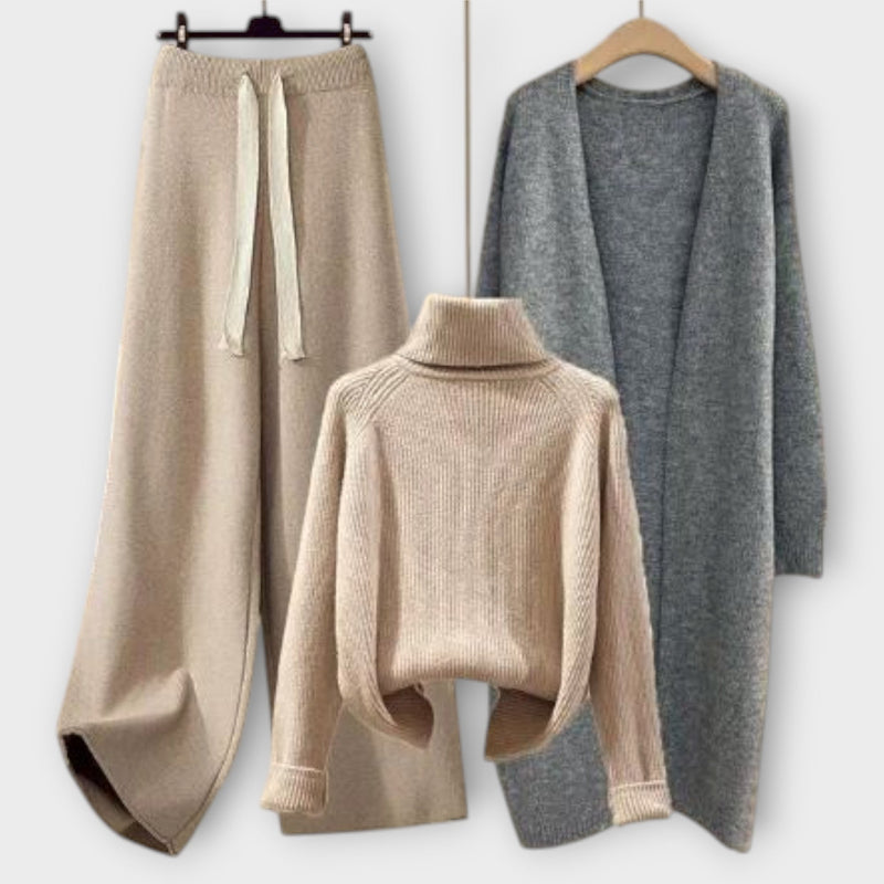Flair. - Estilo Casual - Conjunto de Tres Piezas