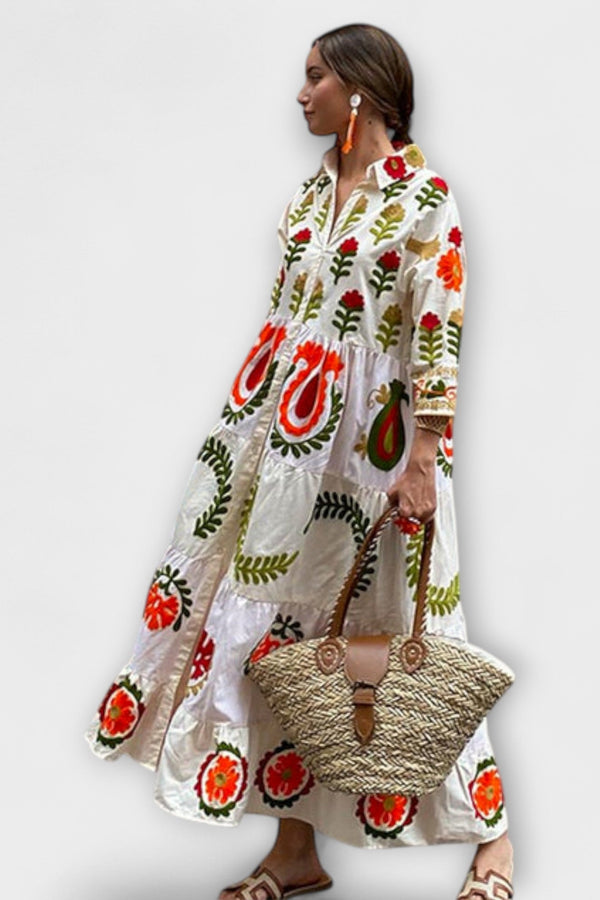 Diona - Elegante vestido de flores