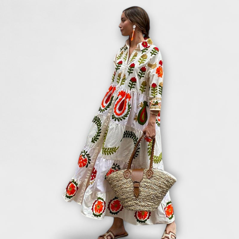 Diona - Elegante vestido de flores