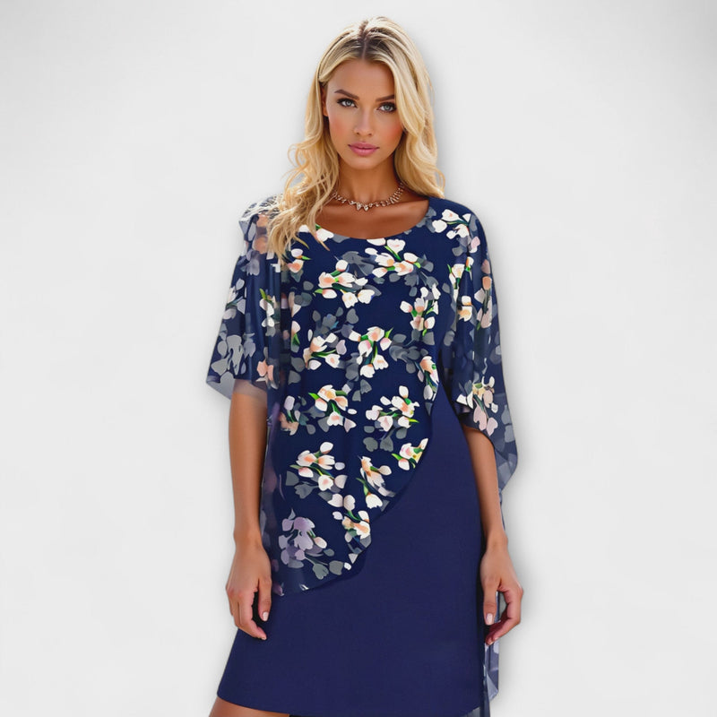 Lyanna - Vestido de Chiffon Floral para Damas