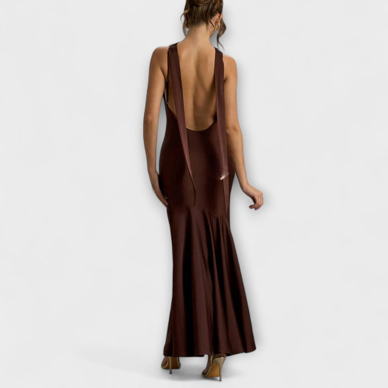 Lennon - Elegante Maxikleid aus Satin