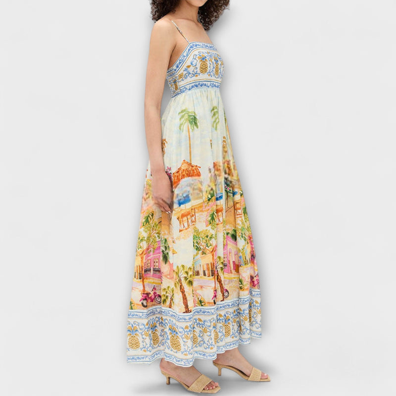 Lumen - Aracati Maxivestido Multicolor