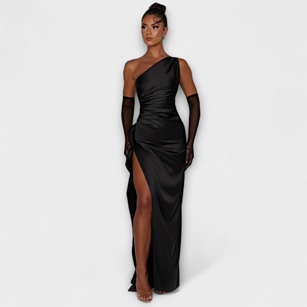 Vestido Maxilargo de Un Hombro