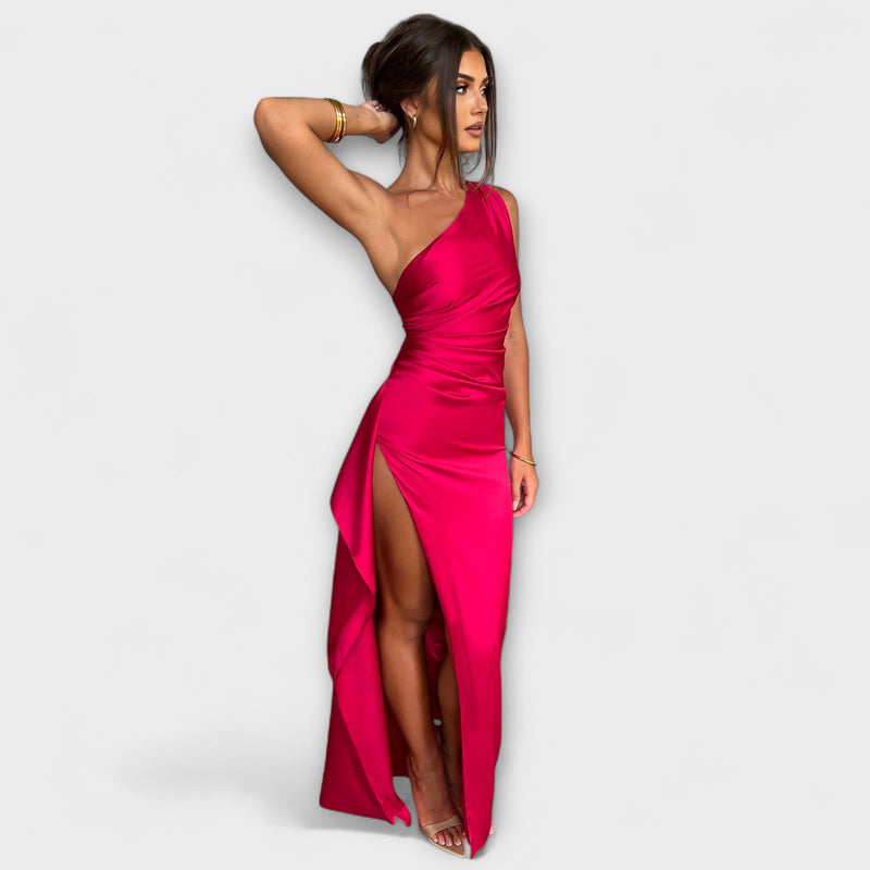 Vestido Maxilargo de Un Hombro