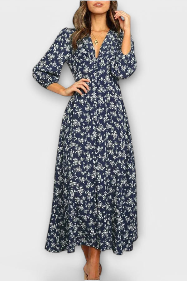 Vestido Maxí de Flores para Damas