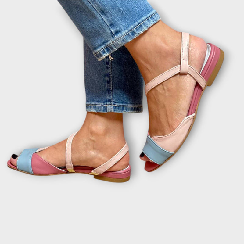 Roselina – Juego de colores en tacones bloque