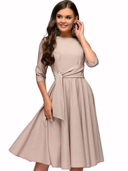 Elegante vestido tipo swing
