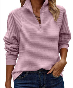 Vilja - Pullover con media cremallera