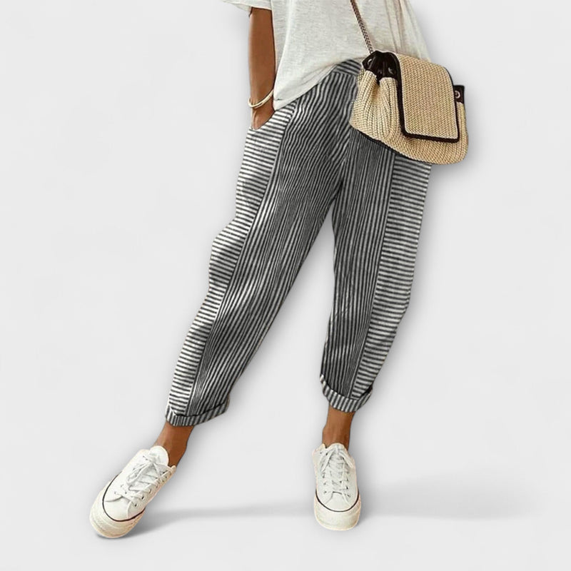 Sanne - Pantalón a rayas cómodo