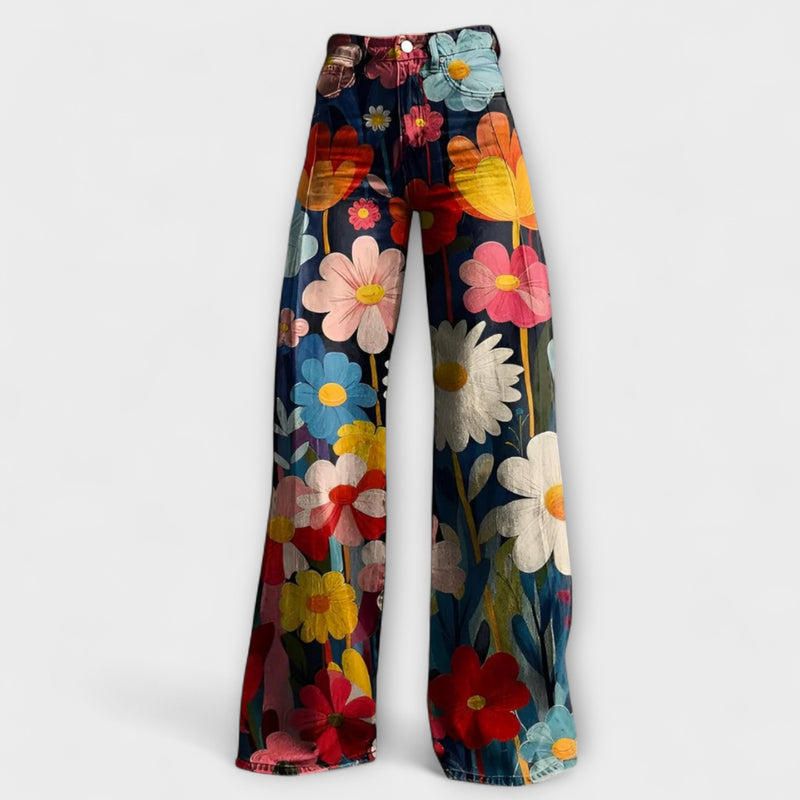 Hannah - Pantalones de pierna ancha
