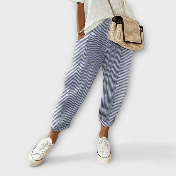 Sanne - Pantalón a rayas cómodo
