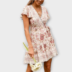 Amina - Vestido Boho Corto