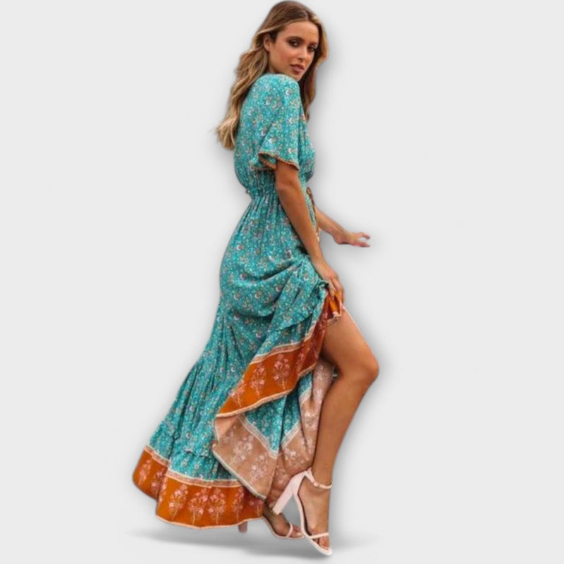 Sirva - Vestido Maxí Boho